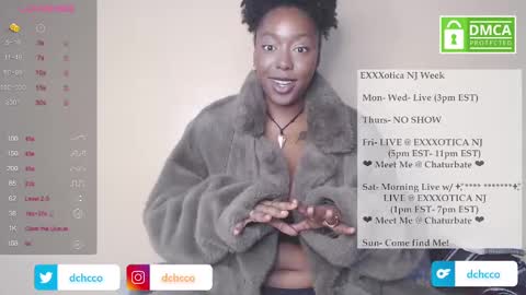 Snapshot of dchcco chatting on October 20, 2025, 5:57 pm Duchess Coco - Coco Puffs online show from October 20, 2025, 5:57 pm