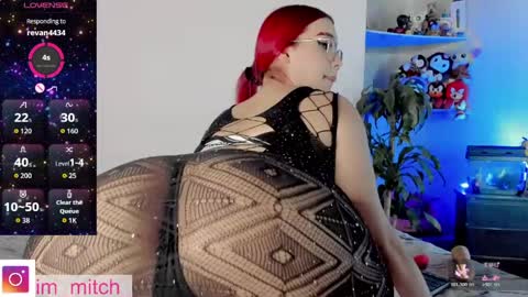 Snapshot of destinymitch_ chatting on April 18, 2026, 7:58 pm Andrea Mitchelle online show from April 18, 2026, 7:58 pm