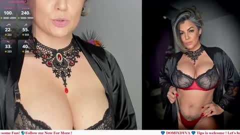 Snapshot of domixdyva chatting on October 1, 2025, 1:06 pm Dyva online show from October 1, 2025, 1:06 pm