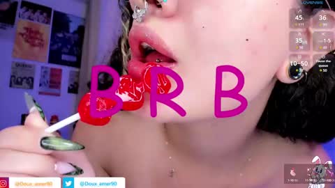 Snapshot of doux_amer chatting on February 1, 2025, 5:37 pm VickyHelp me to reach 300 thumbs up online show from February 1, 2025, 5:37 pm