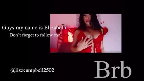 Snapshot of elizabethcampbell chatting on September 24, 2025, 12:58 am Lizzy online show from September 24, 2025, 12:58 am