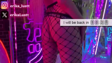 Snapshot of erikalustx chatting on February 20, 2026, 6:19 am Erika online show from February 20, 2026, 6:19 am