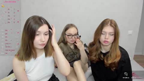 Veronica Tiia Lilith left to right online show from February 27, 2025, 1:05 am