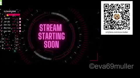 Eva  next show  8pm CEST AMST online show from January 12, 2025, 9:30 am