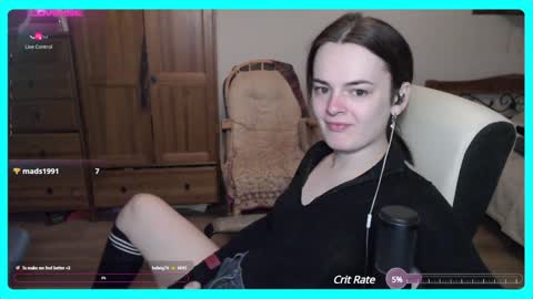 Snapshot of eva_katt chatting on December 12, 2024, 9:26 pm Gamer Katt online show from December 12, 2024, 9:26 pm