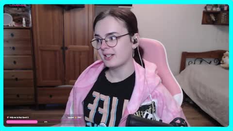 Snapshot of eva_katt chatting on February 25, 2025, 12:55 pm Gamer Katt online show from February 25, 2025, 12:55 pm