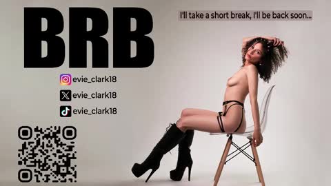 My name is Evie  nice to meet you  really get to know me better private is open  online show from February 24, 2025, 9:31 pm