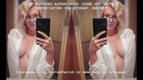 Snapshot of evilvillainess chatting on February 1, 2025, 4:11 pm Vesper - online show from February 1, 2025, 4:11 pm