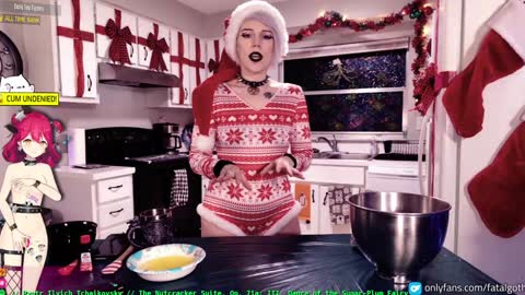 Snapshot of fatalgoth chatting on December 25, 2024, 4:22 am Lily Waifu online show from December 25, 2024, 4:22 am