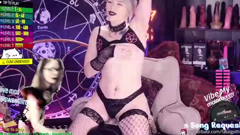 Snapshot of fatalgoth chatting on February 18, 2025, 2:27 am Lily Waifu online show from February 18, 2025, 2:27 am