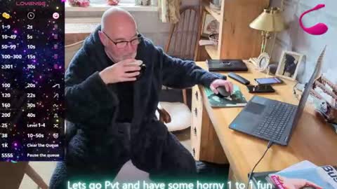 Snapshot of fellainsp8 chatting on June 18, 2026, 7:30 am Adam online show from June 18, 2026, 7:30 am