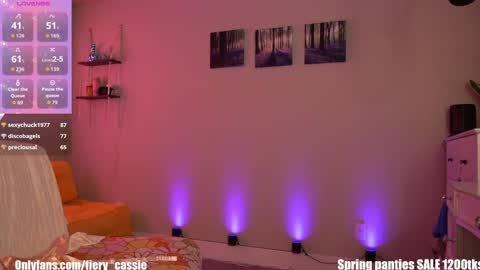 Cassie Ventura online show from May 15, 2026, 11:01 pm