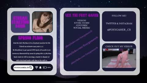 Lex Vive foxygamer cb online show from May 15, 2026, 1:12 am