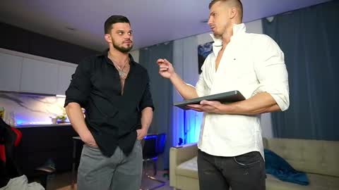 Snapshot of georgearmwrestler chatting on October 29, 2025, 6:42 pm George my Fansly  online show from October 29, 2025, 6:42 pm