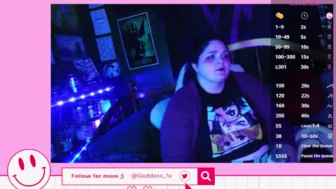 Snapshot of gxddess_fe chatting on January 2, 2025, 6:29 am Goddess Fe online show from January 2, 2025, 6:29 am