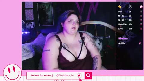 Snapshot of gxddess_fe chatting on January 29, 2025, 12:22 am Goddess Fe online show from January 29, 2025, 12:22 am