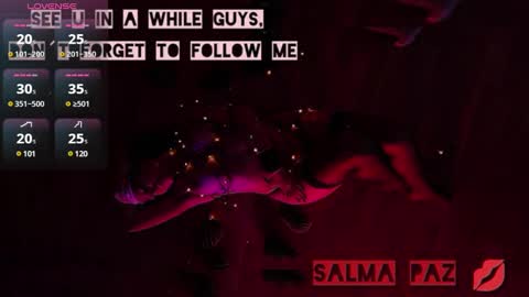 Snapshot of hairyandsexysalma chatting on January 8, 2025, 7:24 am SALMA online show from January 8, 2025, 7:24 am