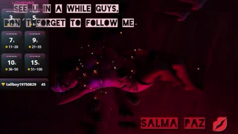 Snapshot of hairyandsexysalma chatting on January 16, 2025, 8:11 am SALMA online show from January 16, 2025, 8:11 am