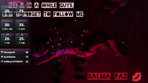 Snapshot of hairyandsexysalma chatting on January 27, 2025, 7:14 am SALMA online show from January 27, 2025, 7:14 am