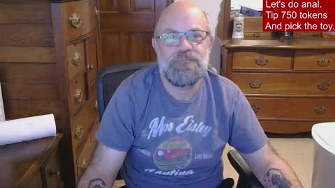 HairyDaddyBear69 online show from November 1, 2025, 12:40 pm