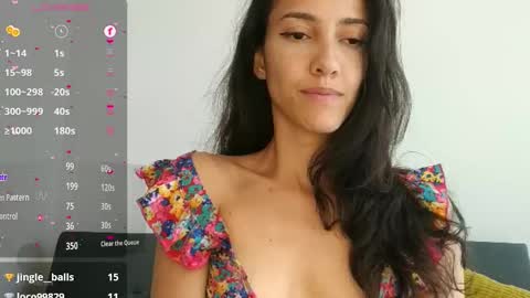 Snapshot of innocentlatiina chatting on January 23, 2025, 10:01 pm Laroa online show from January 23, 2025, 10:01 pm