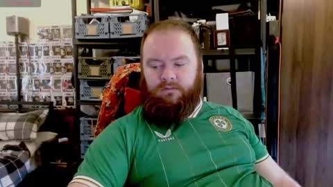 Snapshot of irishdaddy24 chatting on September 12, 2025, 12:16 pm twitter theirishman205 online show from September 12, 2025, 12:16 pm