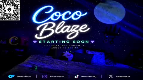 Snapshot of itscocoblaze chatting on July 19, 2026, 3:21 am CoCo Blaze online show from July 19, 2026, 3:21 am