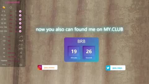 Snapshot of jane_meys chatting on February 27, 2025, 11:20 am your kitty JANE roawww online show from February 27, 2025, 11:20 am