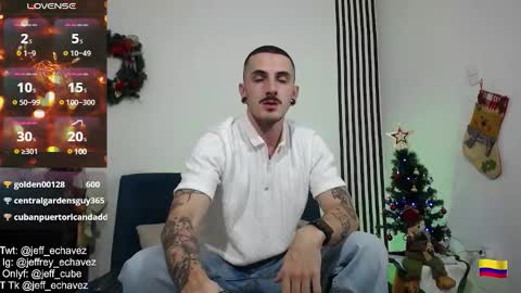 Snapshot of jeff_cube chatting on January 1, 2025, 1:37 am Jeff and Mugi  Independent model online show from January 1, 2025, 1:37 am