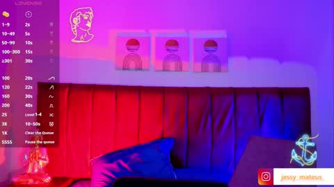 Jessy Mateus online show from March 13, 2026, 2:40 am