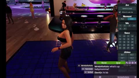 Snapshot of jstel chatting on October 9, 2025, 9:57 pm EleniGr online show from October 9, 2025, 9:57 pm