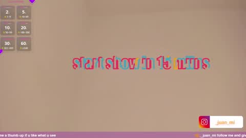 Juan Miguel online show from October 20, 2025, 10:59 am