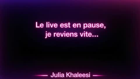 Julia Khaleesii online show from March 2, 2026, 4:58 pm