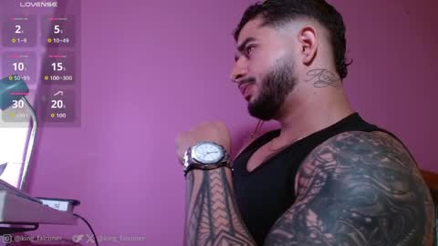Snapshot of king_falconer chatting on April 7, 2026, 3:29 am Angel Falconer online show from April 7, 2026, 3:29 am