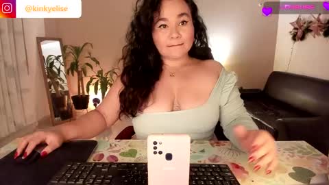 Snapshot of kinkyelise chatting on January 6, 2025, 8:57 am Jenny online show from January 6, 2025, 8:57 am