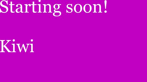 Kiwi online show from January 13, 2026, 11:59 am