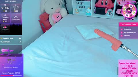 Snapshot of kylesweet chatting on January 7, 2025, 6:16 am SweetAlienBunny online show from January 7, 2025, 6:16 am