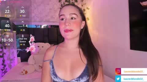 Lauren Blonde online show from February 22, 2025, 8:31 pm