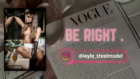 INSTA leylasteel model         online show from April 1, 2026, 11:55 am