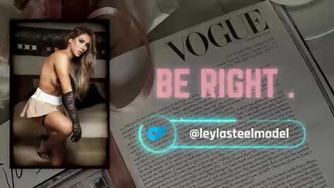INSTA leylasteel model         online show from May 6, 2026, 1:16 pm