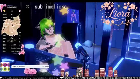 Snapshot of liorasublime chatting on September 15, 2025, 9:37 pm im Liora uwu   online show from September 15, 2025, 9:37 pm