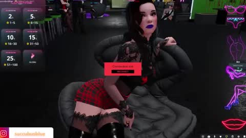 Succubus Blue online show from February 11, 2025, 2:03 am