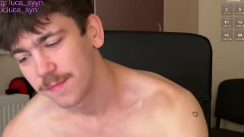 Snapshot of luca_syn chatting on June 2, 2026, 9:39 pm Luca S online show from June 2, 2026, 9:39 pm