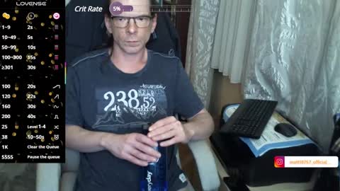 Snapshot of matt18757 chatting on January 30, 2025, 1:11 am i am Matt . please follow me on instagram matt18757 official online show from January 30, 2025, 1:11 am