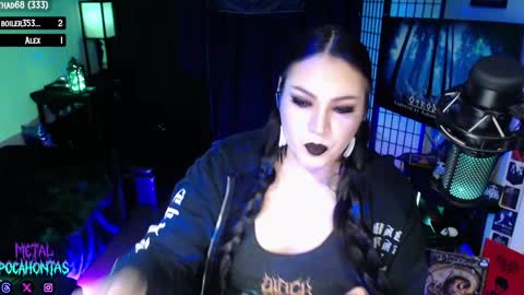 MetalPocahotass online show from February 3, 2025, 3:09 am
