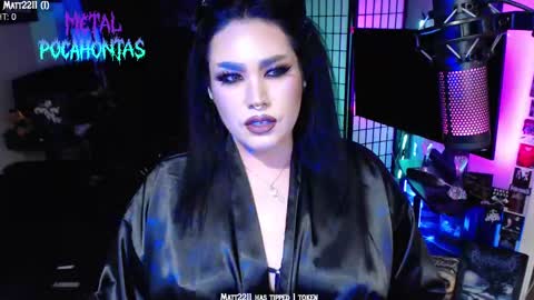 MetalPocahotass online show from November 19, 2025, 12:10 am