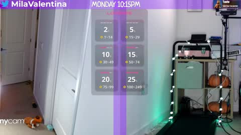Mila Valentina online show from January 28, 2025, 3:15 am