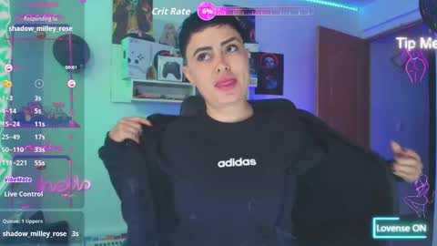 Snapshot of milley_rose chatting on October 15, 2025, 11:05 pm Im girl my name is Johana  online show from October 15, 2025, 11:05 pm