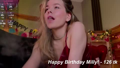 Milly    online show from February 21, 2025, 8:07 am