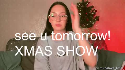 Snapshot of miroslava_lime chatting on December 24, 2024, 8:55 am Miroslava online show from December 24, 2024, 8:55 am